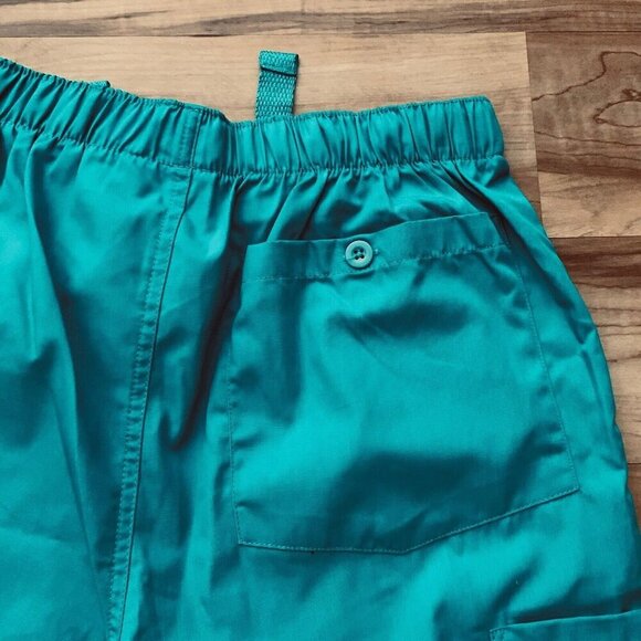 Cherokee Workwear Teal Scrub Pants Style 4000 Size Small New - Picture 7 of 9